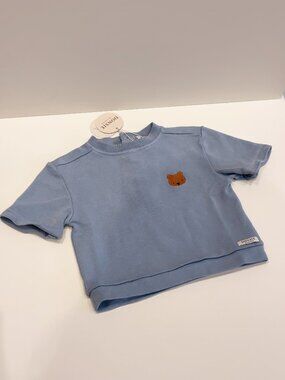 Donsje NWT Jarne T-Shirt | Bear | Foggy Blue
